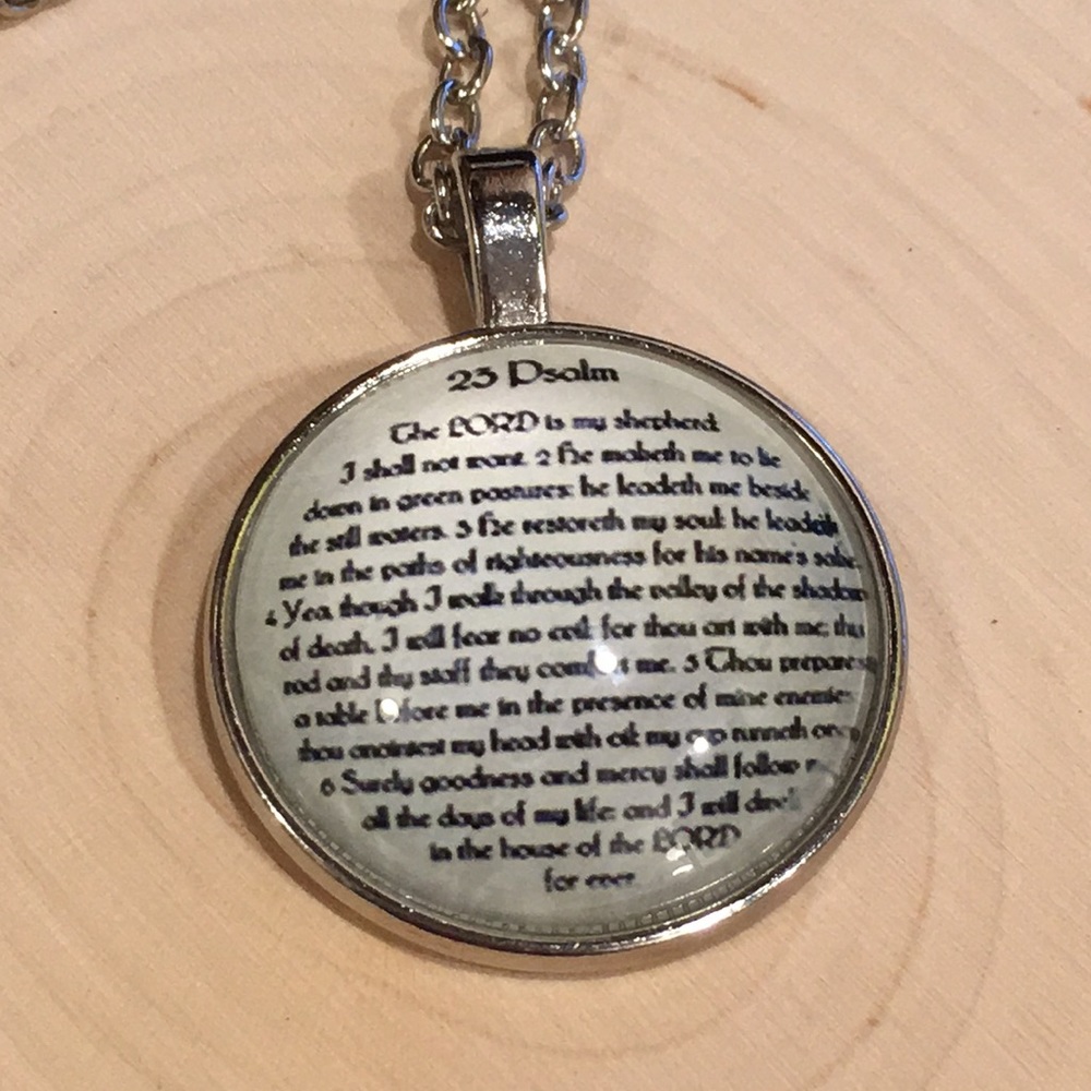23rd Psalm Necklace - Picture 4 of 9